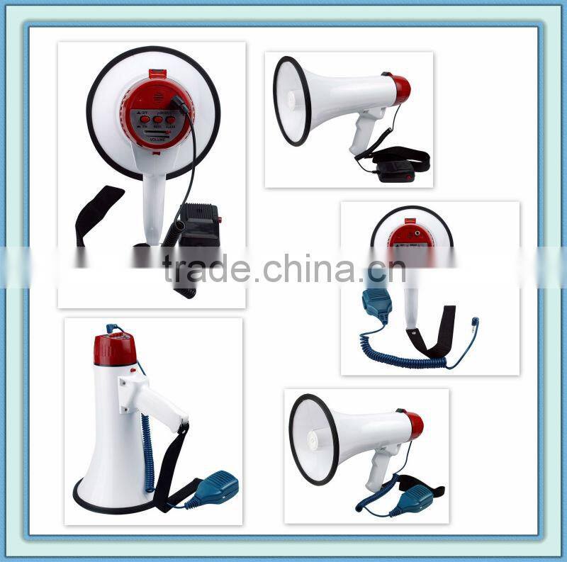 Tour guide used definition plastic megaphone