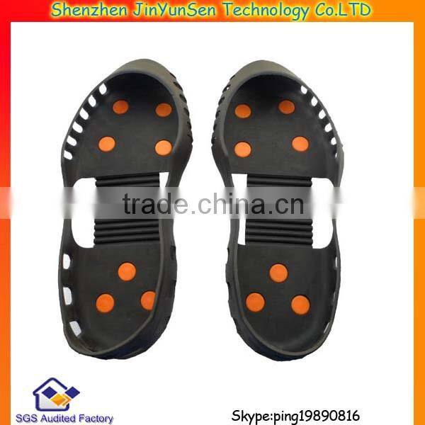 anti-slip ice grips rubber cleat for ice snow shoes