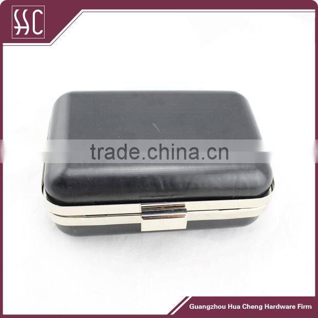 5.5*3.5inch box clutch frame, box purse frame supplier, metal purse frame made in China