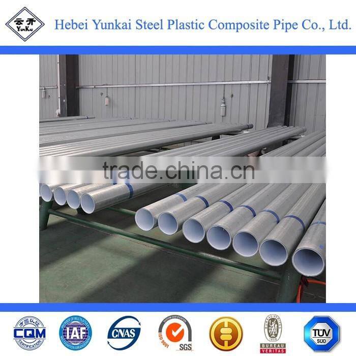 Environmentally Lining Plastic Galvanized Steel Pipes for Water Supply