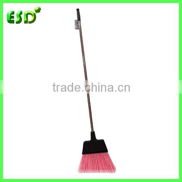 ESD Colorful Plastic Corner Broom With Iron Stick
