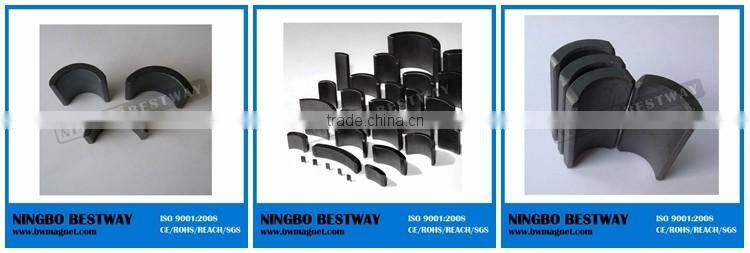 Factory Direct Cheap Price hard ceramic Strong Arc Ferrite Magnets