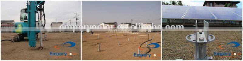 Solar power system home galvanized poles for carport