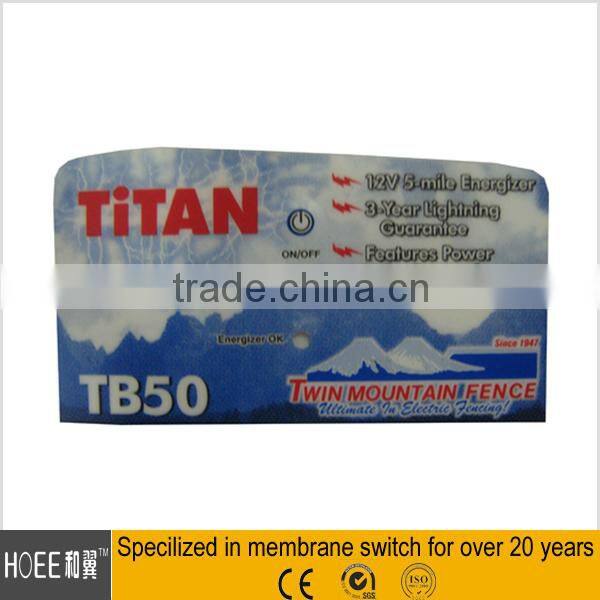 led window graphic overlay