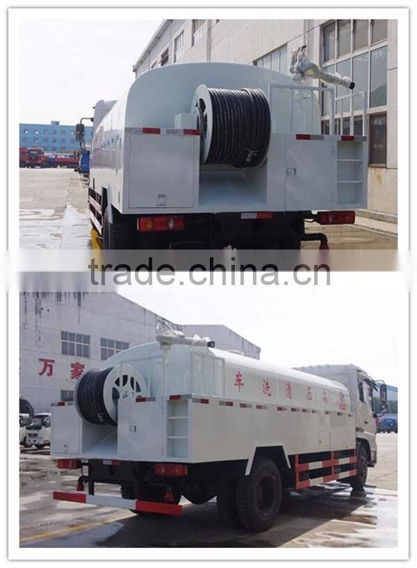 4x2 Road cleaning truck Multi-purpose high pressure cleaning truck
