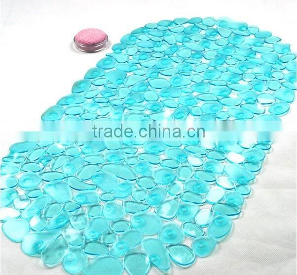 colorful pvc bath mat