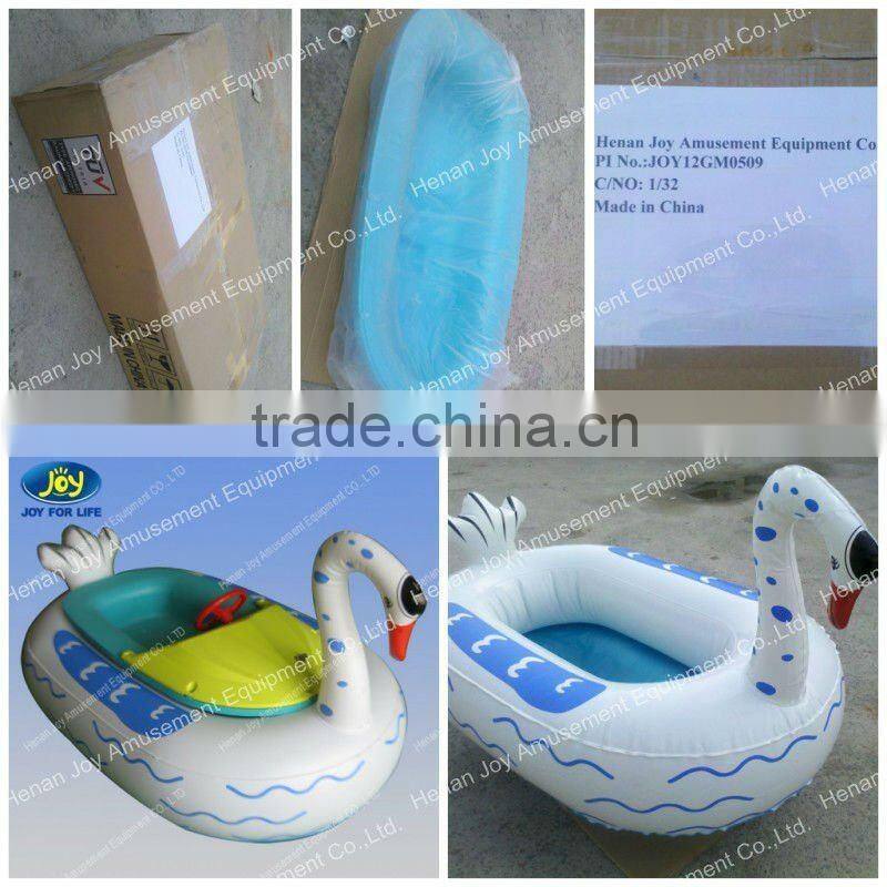 Kids water bumper boat, inflatable canoe for sale for park