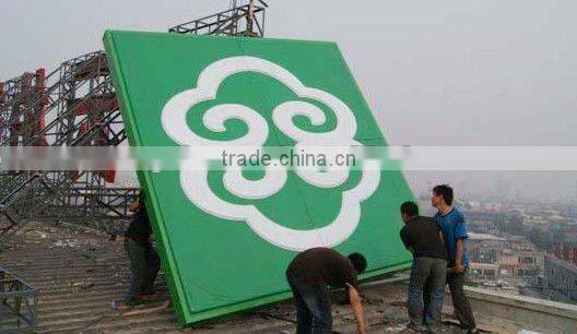 Factory hot sell: illuminated acrylic sign board outdoor