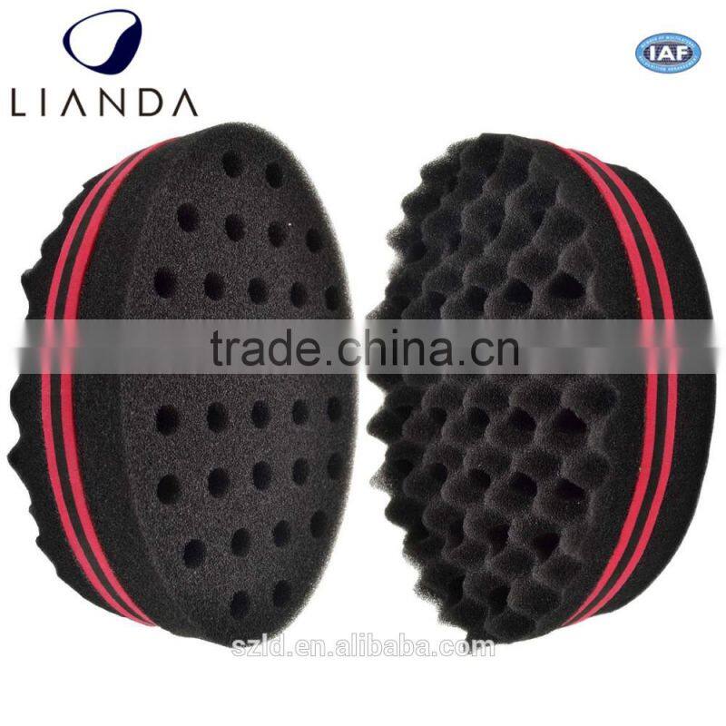 magic twist hair sponge,barber hair sponge,curl hair twist sponge