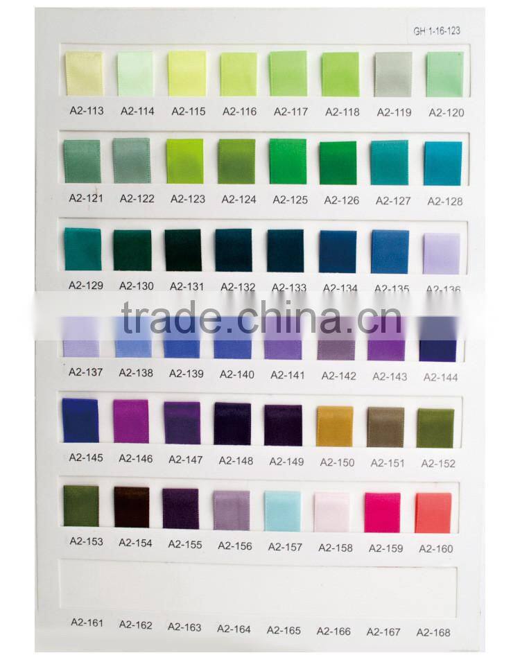 factory customized brand name printed satin ribbon