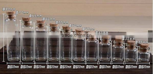 gift glass drift bottles for message in a bottle wishing bottles with cork