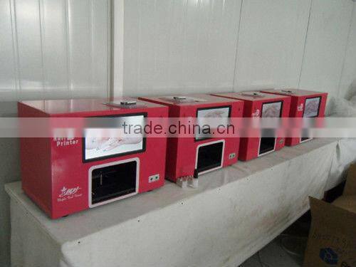 Built-in PC Touch Screen Fake Nail tip Printer Computer inside