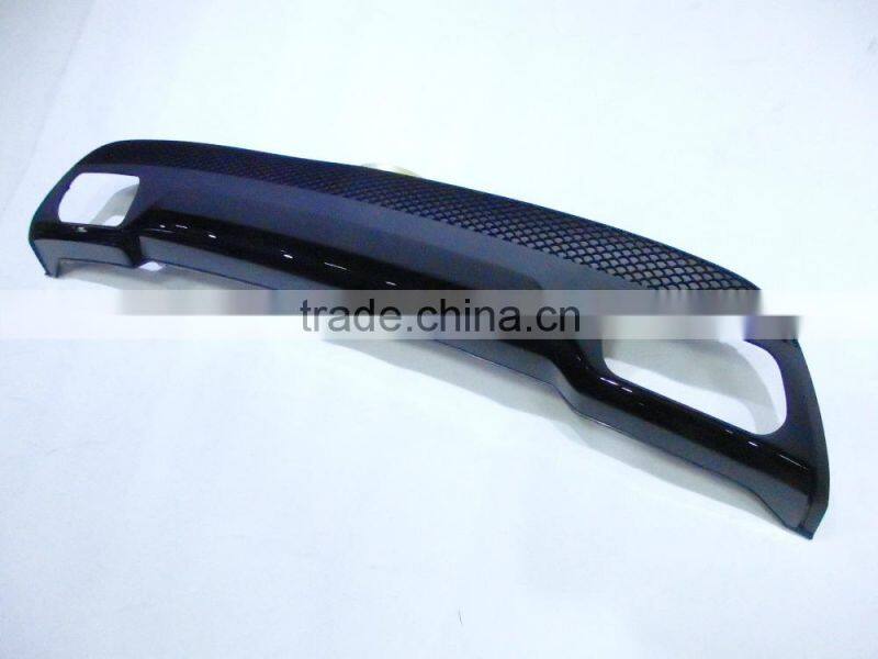 High quality A class w176 A45 design PP diffuser with muffler tips for MB A CLASS W176 A CLASS Sport Style rear bumper