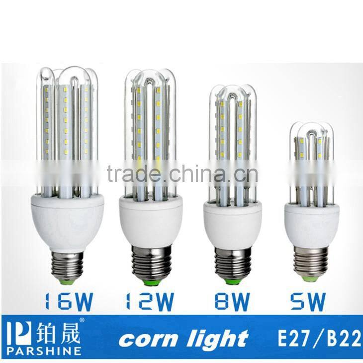 High power saving Clear Glass 4U 16w B22 CFL Bulb energy saving Led U shape Light