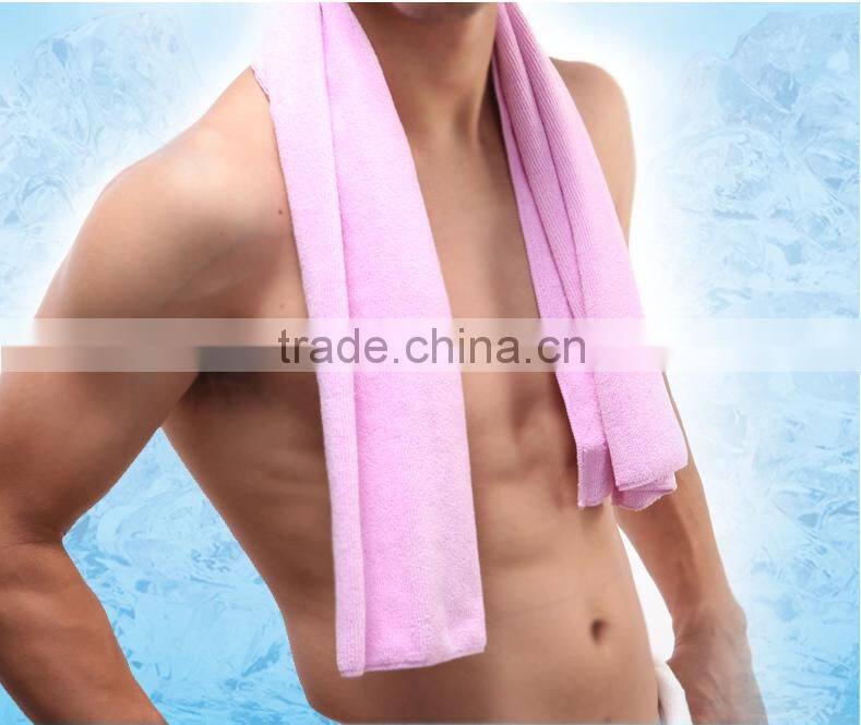 2015 Promotional Cheap Hanging Sports fitness Suede microfiber towel