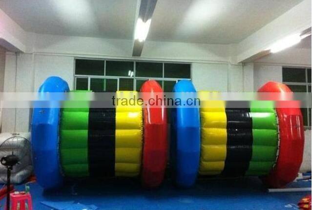 2.5mx2.5m inflatable water roller inflatable water ring wheel water park pool inflatable games