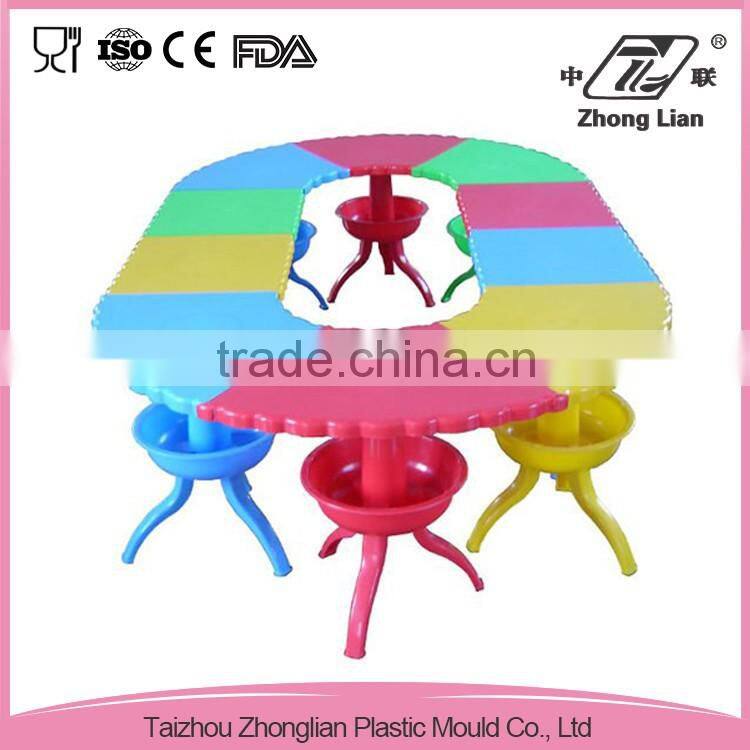 School plastic colorful cheap eco-friendly tables and chair sets
