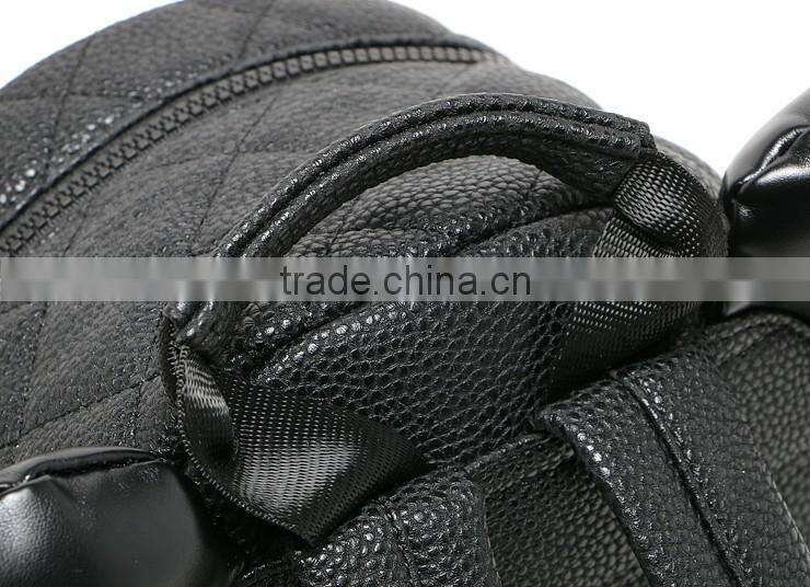 fashion pu backpack handmake panda design day backpack bag for young