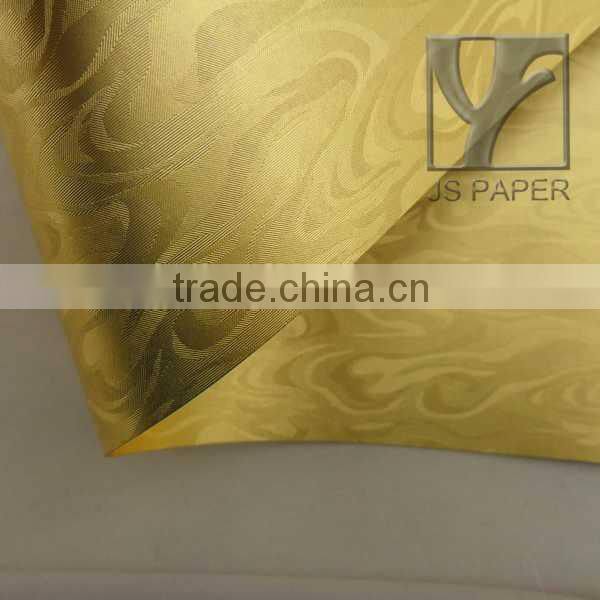 JS 31*43'' Gold aluminium foil 2 side coated paper