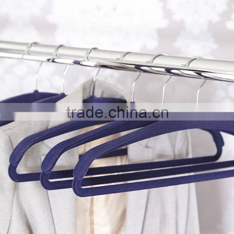Blue Color Space Saving Non-slip Jacket Hangers