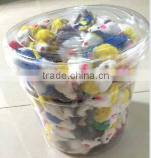 Mice Cat Toy - 25 Fur Mice 2" Long - Multicolored REAL RABBITS FUR MICE TOY