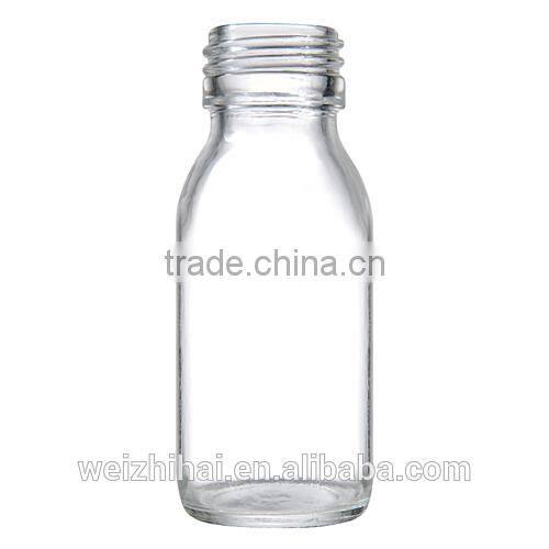 2oz Clear Beverage Glass Bottle