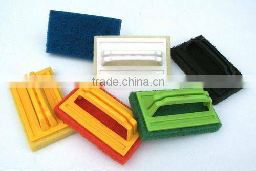 BBQ scouring pad brush (YR02) for hard jobs used
