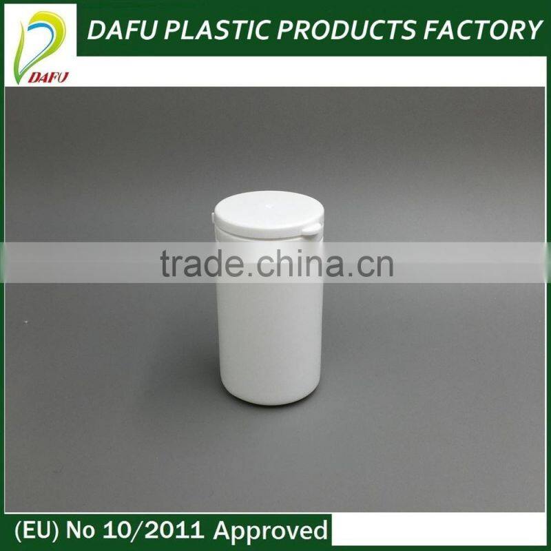 Latest style 70ml tearing cap white small pharmacy plastic pill jar