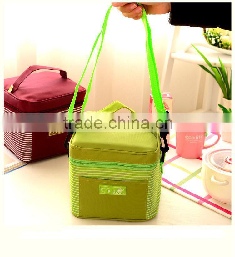 2015 new design 6 can picnic insulated cooler lunch bag