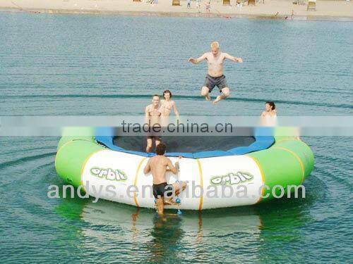 2013 hot selling inflatable water park with a tent