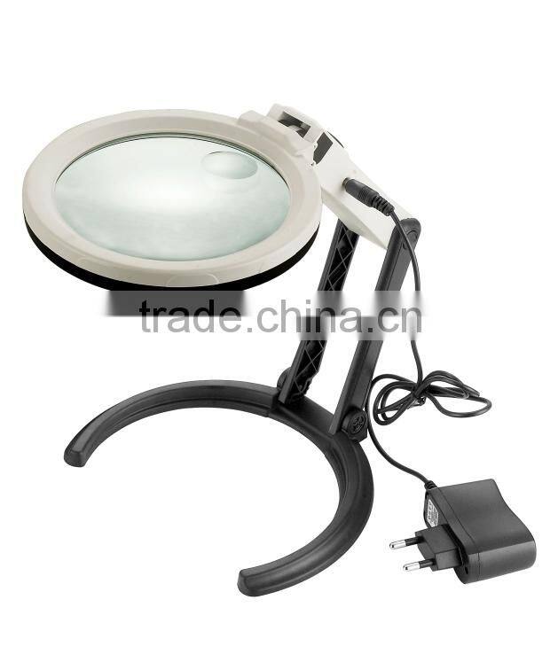folding illuminating magnifier, dest lamp magnifier