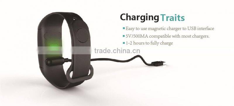 waterproof strapless wristband heart rate monitor