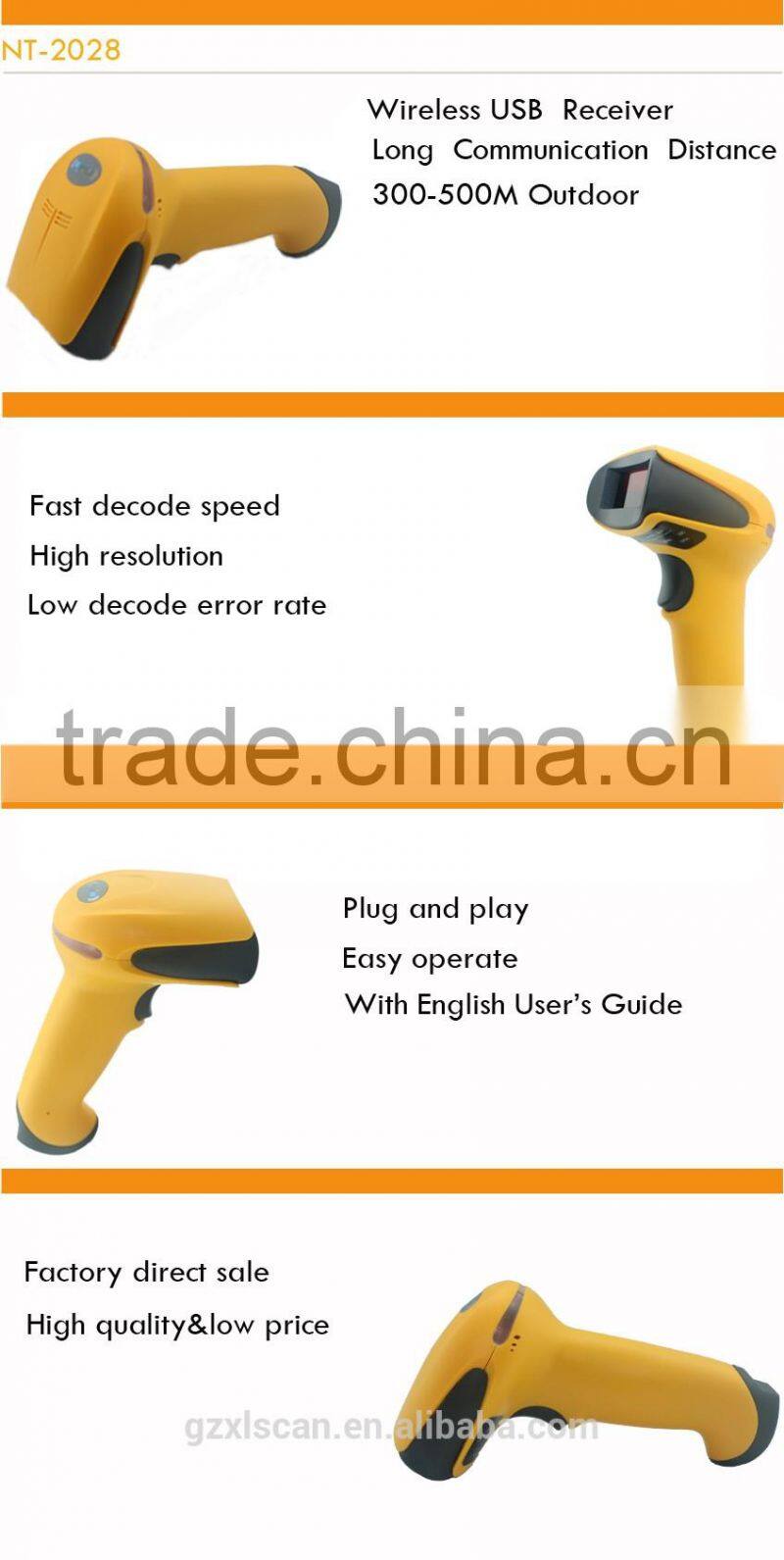 NT-2028 Hotsales Wireless Laser Barcode Scanner