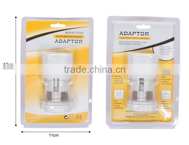 Alibaba Hot wholesales Best Quality Universal Outdoor Plug Adaptors