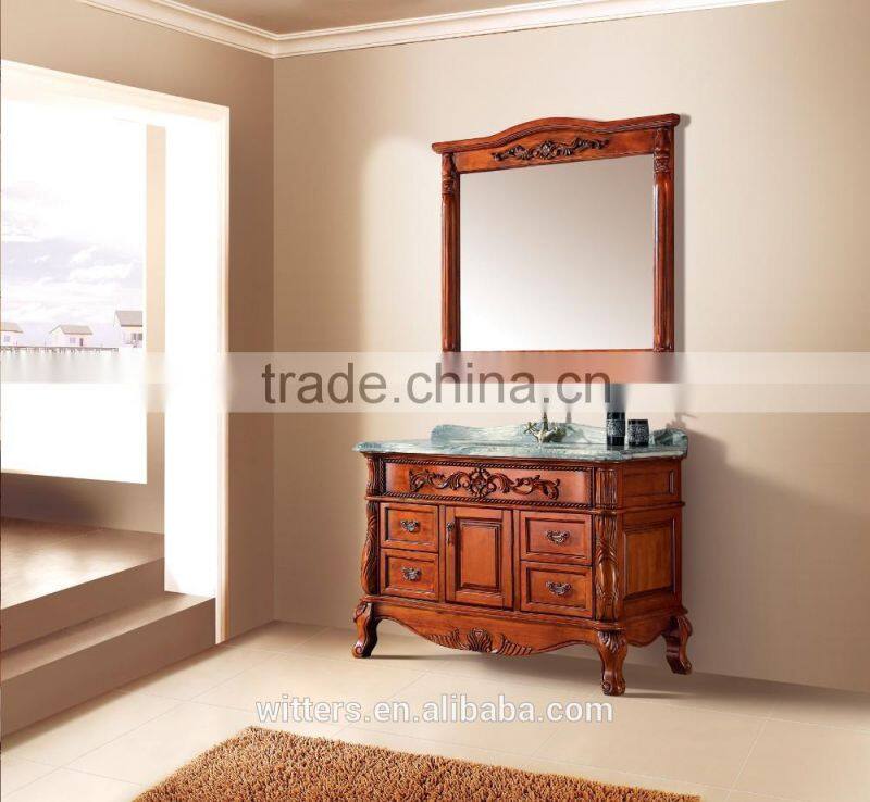 Industrial wood bathroom vanities of cheap vanity bathroom sinks for sale WTS217