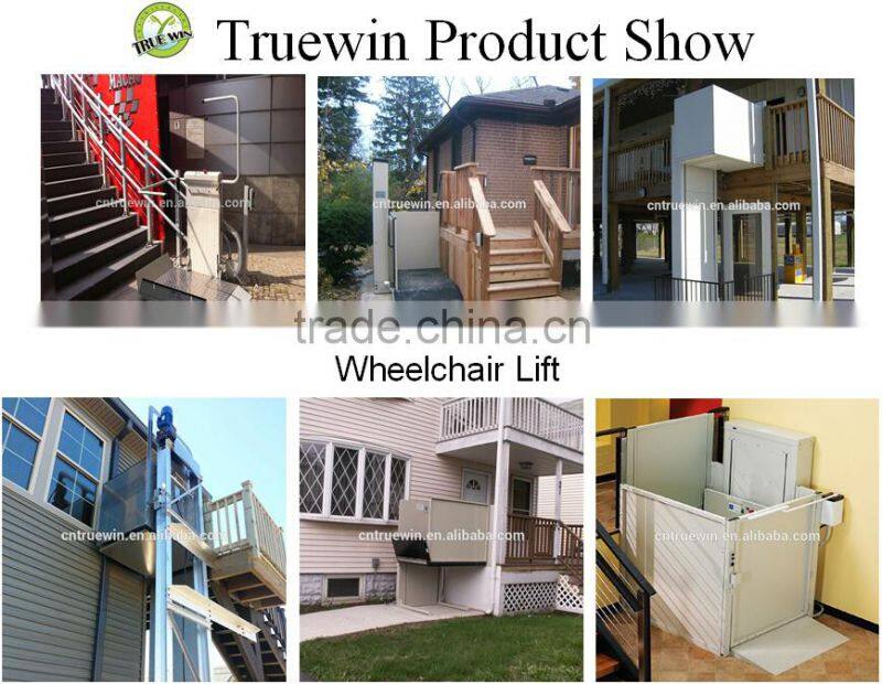 Hot sale True win useful high duty steel Accessible verticla lifts for wheel chair