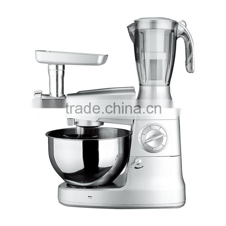 1000W die-cast housing multi-function stand mixer with meat grinder and blender