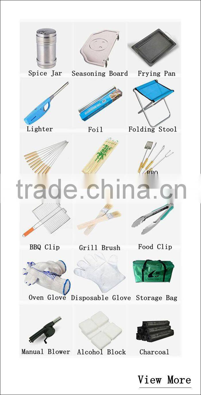 Portable outdoor BBQ grills for Picnic