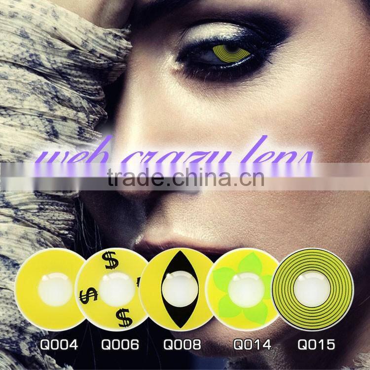 halloween color crazy funny flag cheap contact lenses