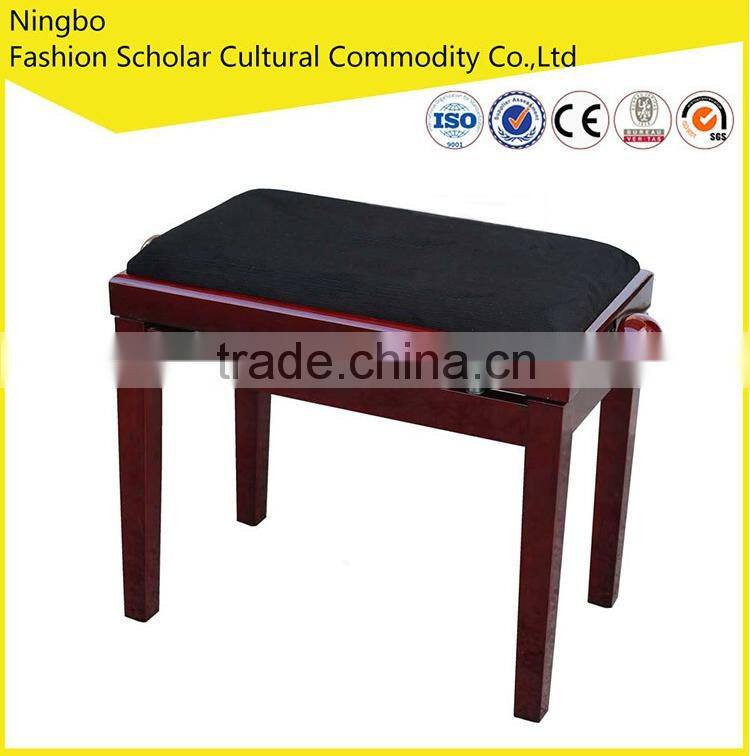 solid wood piano bench
