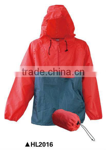 HL2010B nylon Windbreaker jacket/rainwear