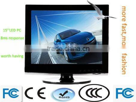 1024*768 high resolution HD15 inch led PC screen monitor