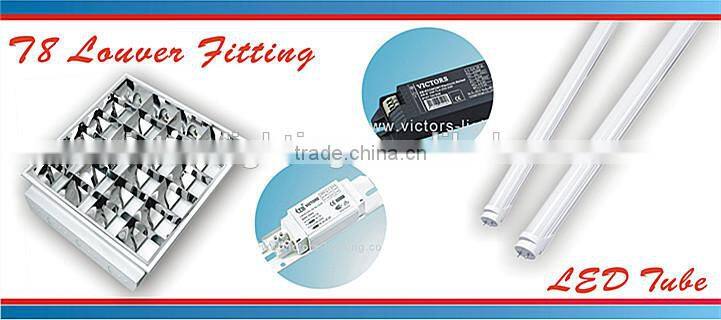 LED GRILLE LIGHTING FIXTURE 3x9W IN MIRROR LOUVER