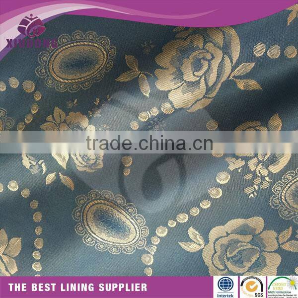 two-tone poly viscose jacquard lining fabrics for mens suits