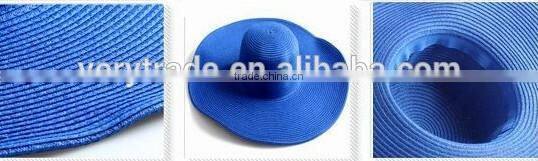 beach sun folding straw hat