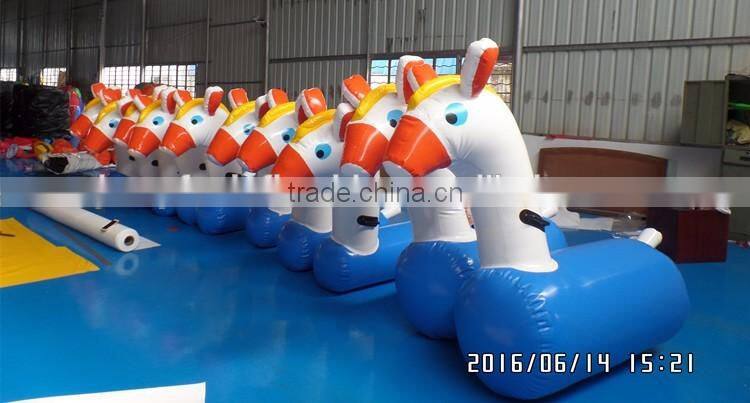 Adults or Children Size Inflatable Derby Horse for Race