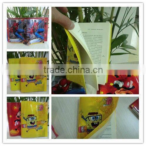 China yiwu printed color plastic opp plastic wholesale book cover