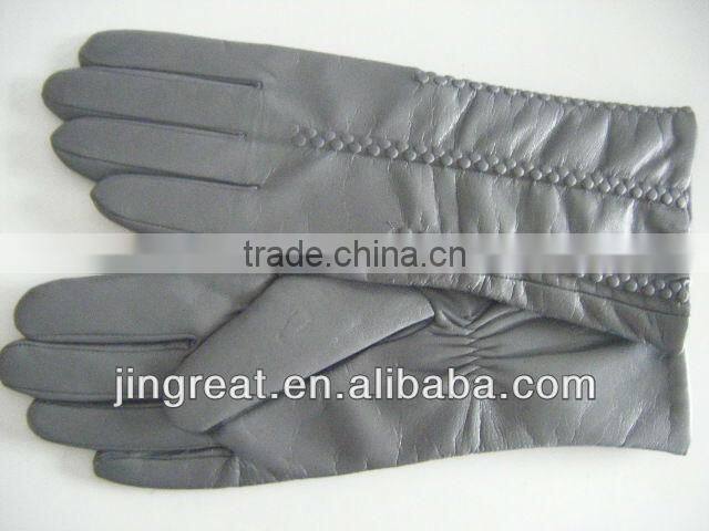 leather gloves/pu gloves with Snake Pattern