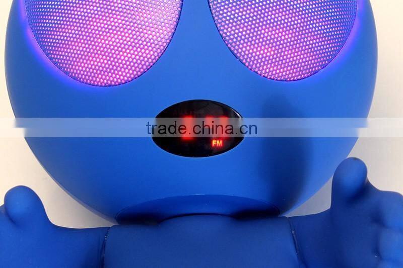 Hot sale cartoon series led light bluetooth speaker mini portable