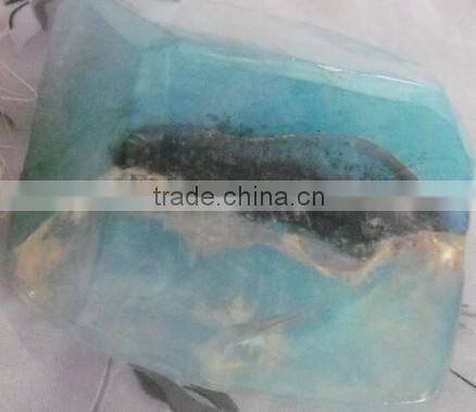 New product jewel green rock soap,stone soap